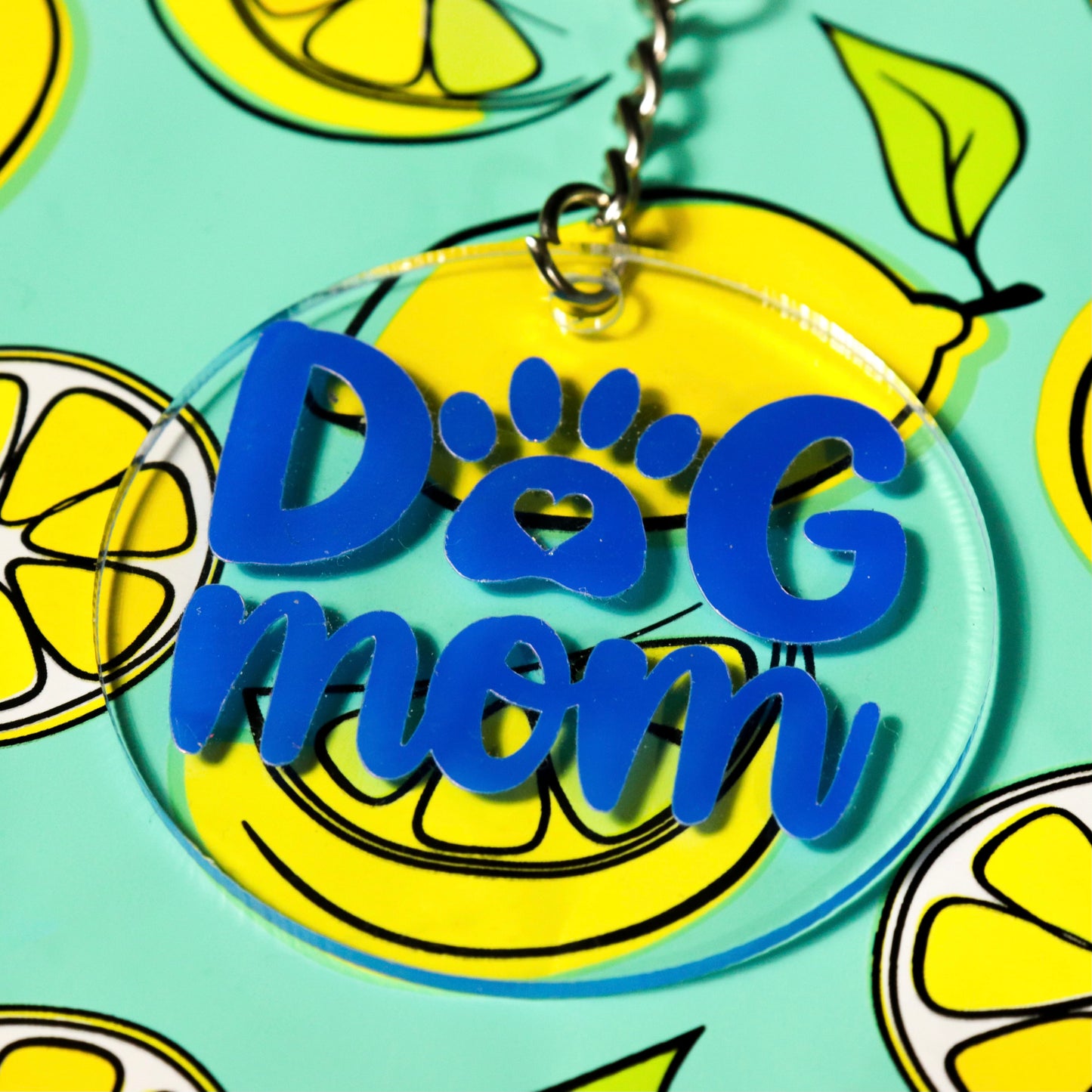 Dog Mom Keychain